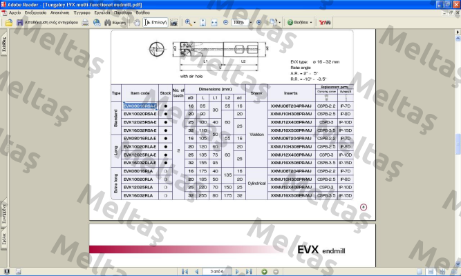 EVX08016RSA  Tungaloy