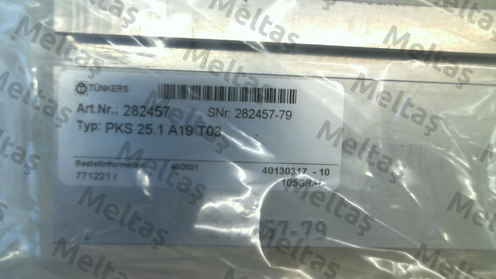 PK S25.1 A19 T03 105°C Tünkers