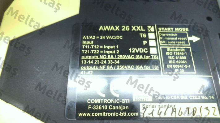 AWAX26XXLT6/24V Comitronic