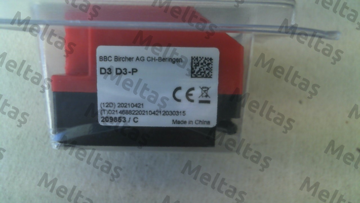P/N: 209853 Type: D3-P Bircher