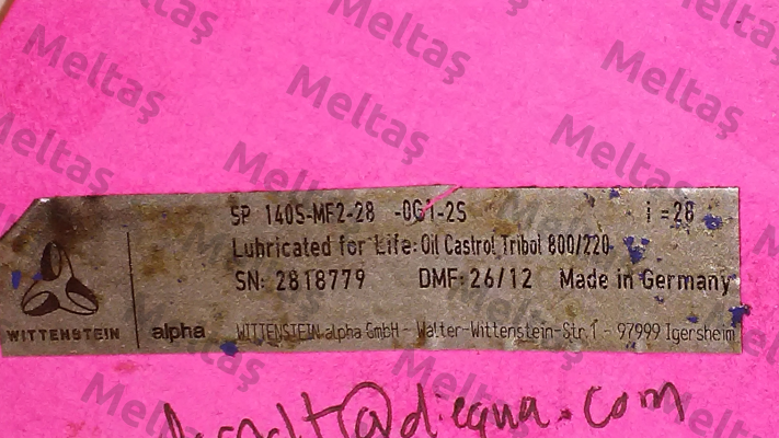 SP140S-MF2-28-OG1-2S  Wittenstein