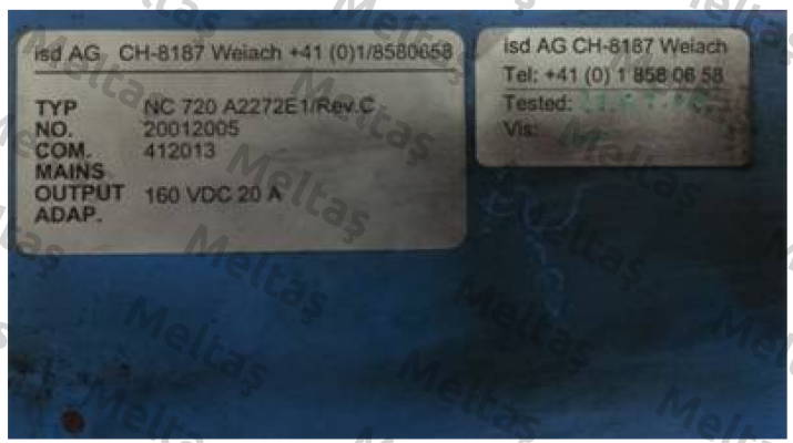 NC 720A22721/Rev.C obsolete   Contraves