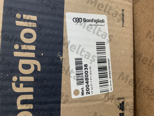 200480038 / VF 44 P1 7 P71 B14 B3 Bonfiglioli