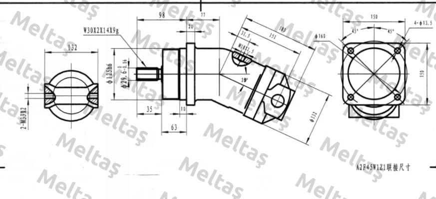 (4867868)  A2F45W1P2  Rexroth