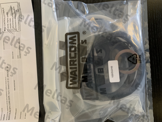 packaging of gasket kit for 100/SG/HB Waircom