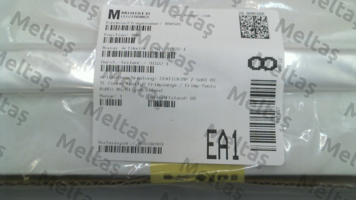 91522-1 TE Connectivity (Tyco Electronics)