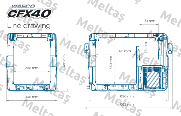 P/N: 9105304048 Type: CFX 40  Waeco