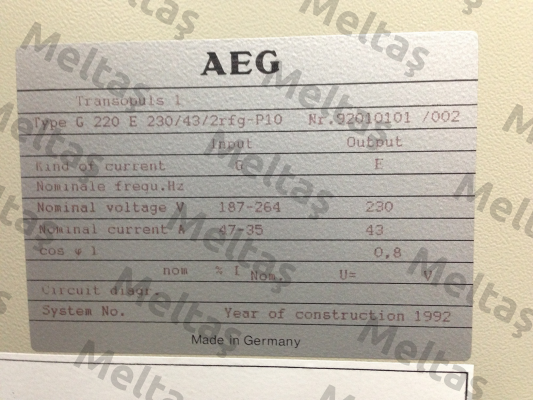 6760810 AEG