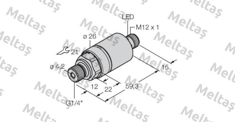 PC003V-204-2UPN8X-H1141 Turck