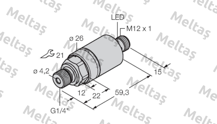 PC025V-204-2UPN8X-H1141 Turck