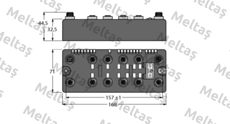 BLCDP-8M12LT-8DI-PD-4DO-2A-P Turck
