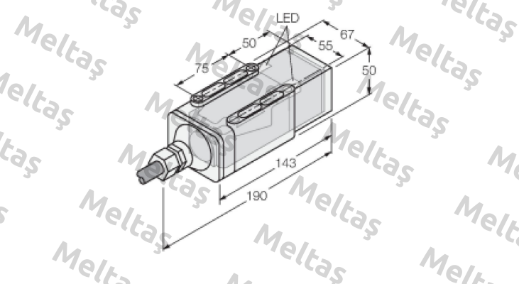 NI35-CP40-VP4X2/S369-F 30M Turck