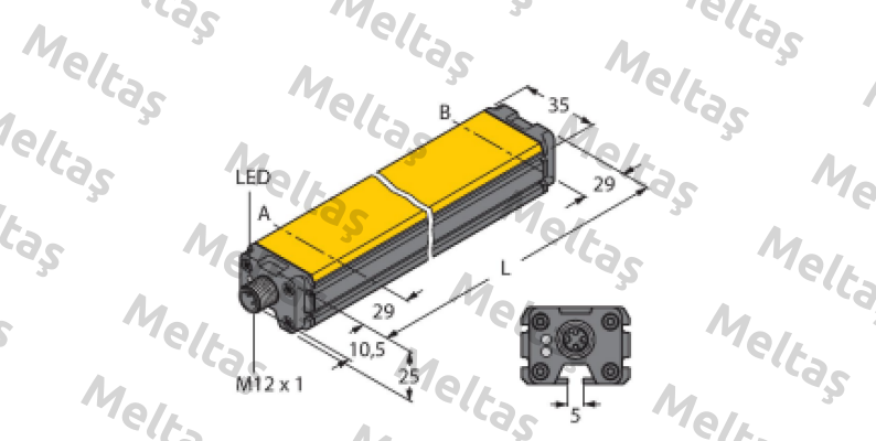 LI600P0-Q25LM0-ELIUPN8X3-H1151 Turck
