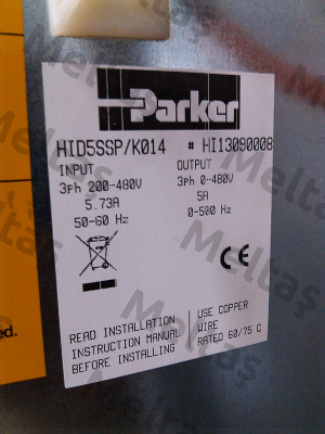 HID5SSP/K014, Nr:HI13090008  Parker