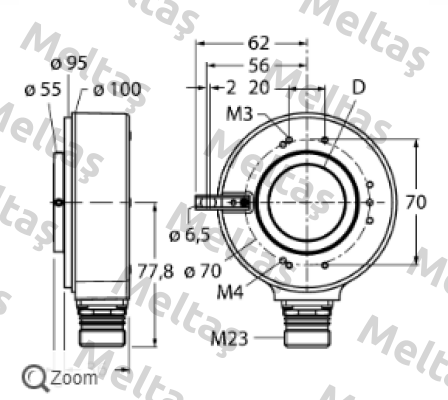 RI-42H25S4-2B2048-12M23 Turck