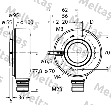 RI-42H30S4-2B2048-12M23 Turck