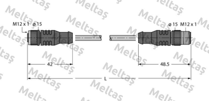 p/n: 8035246, Type: RK4.5T-50-RS4.5T/S2500 Turck