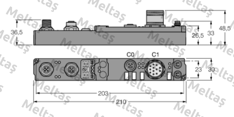 p/n: 6824445, Type: SDPB-10S-1001 Turck