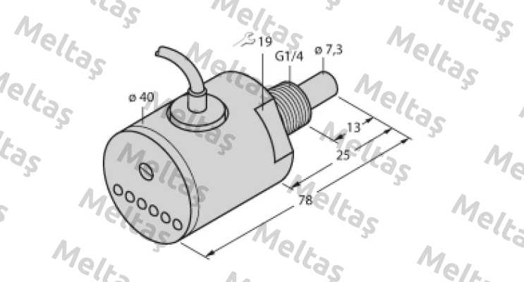 FCS-G1/4A4-ARX/D518 0,3M Turck