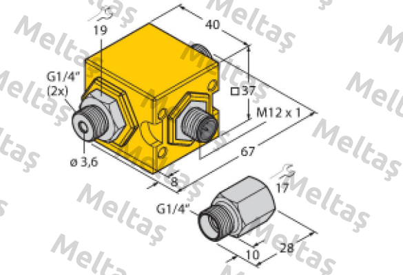 FCIC-G1/4A4P-LIL-H1141/1.0 Turck
