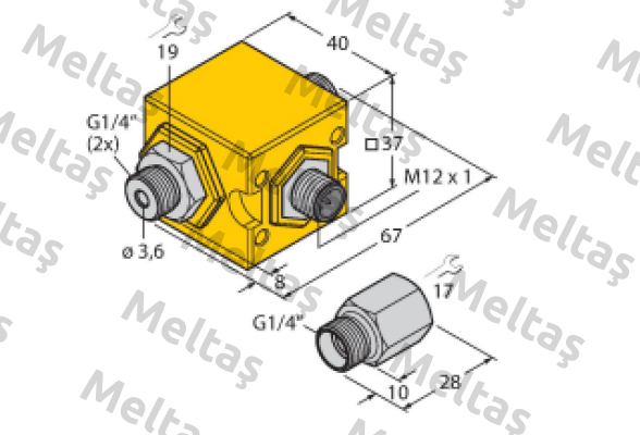 FCIC-G1/4A4P-LIL-H1141/2.0 Turck