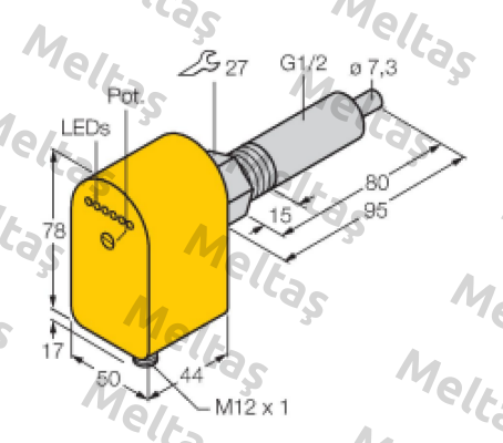 FCS-G1/2A4P-AP8X-H1141/L080 Turck