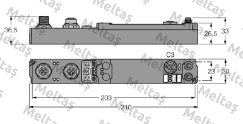 p/n: 6824447, Type: SDPB-10S-1003 Turck