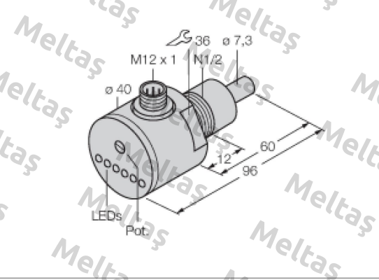 FCS-N1/2A4-AP8X-H1141/L060 Turck