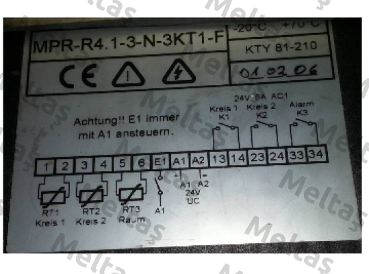 MPR-R4.1-3-N-3KT1-F  KTY81-210 (OEM)  Welba