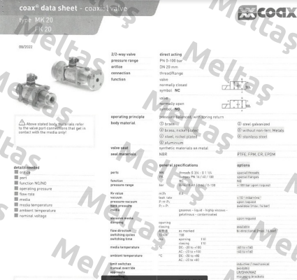 MK 20 NC Coax