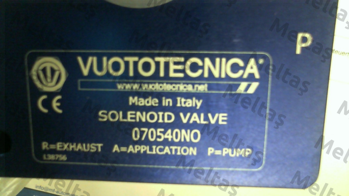 070540NO Vuototecnica