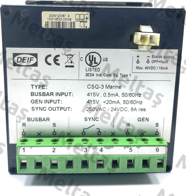 CSQ-3  2034120061 Deif