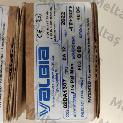 DA32 82DA1307 Valbia