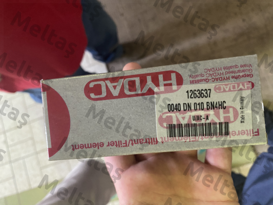 P/N: 1263637, Type: 0040 DN 010 BN4HC Hydac
