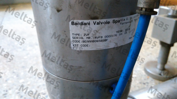 SERVICE KIT PRODUCT SIDE FOR VALVE VVF418S065  Bardiani Valvole