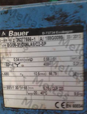 BG06-31/D06LA8/C2-SP, No. 188G0099 Bauer