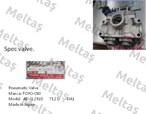 AD-SL231D-712D-DA1  JTEKT FLUID POWER SYSTEMS CORPORATION (ex. Toyooki)