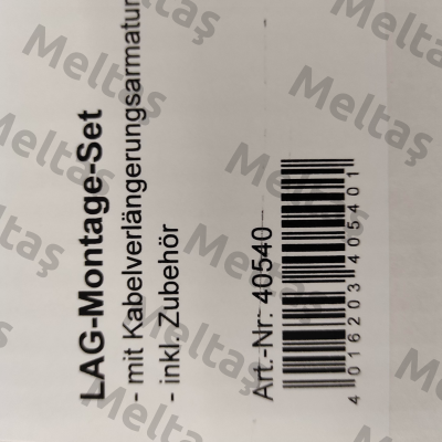 Art N: 40540 (LAG mounting kit for LAG-13K) Afriso
