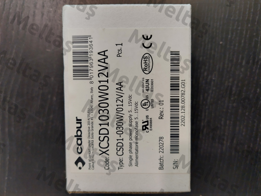 1AXCSD1-030W/012V/AA Cabur