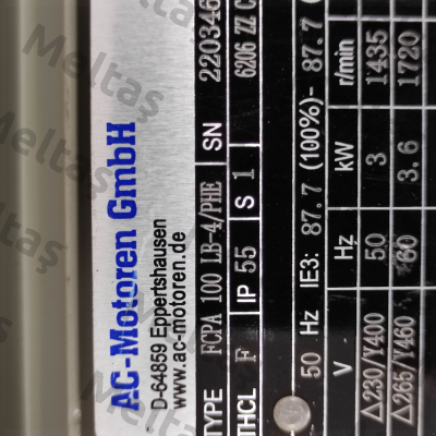 FCPA 100 LB4 / PHE AC Motoren