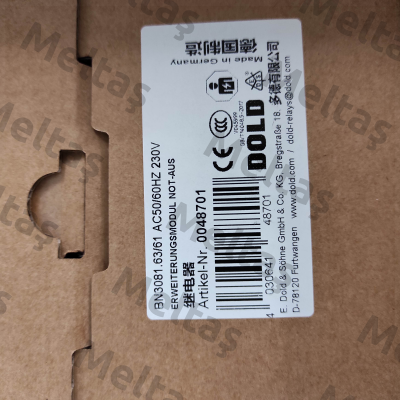 BN3081.63/61 AC50/60HZ 230V Dold