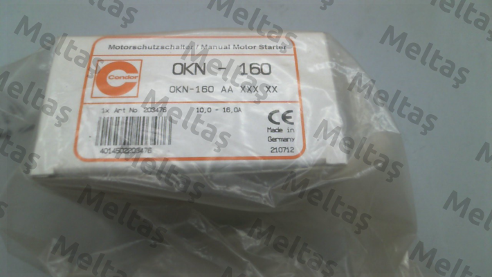 203476 / 16A OKN-160 AA XXX Condor