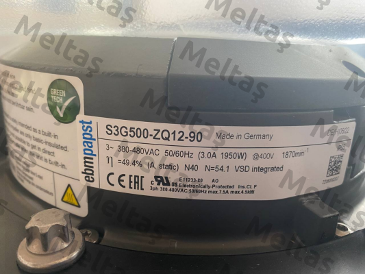 S3G500ZQ1290 EBM Papst