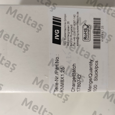 KNM8X1,25 Camloc