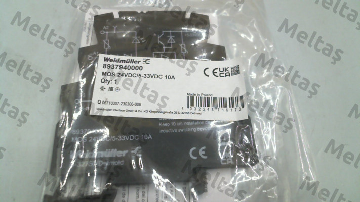 8937940000 / MOS 24VDC/5-33VDC 10A Weidmüller