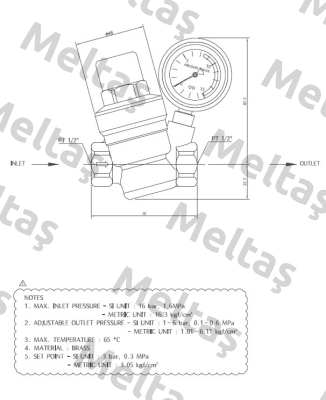 0422 DN15 Caleffi