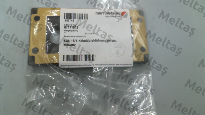 87171012 / KDL 16/4 Murrplastik