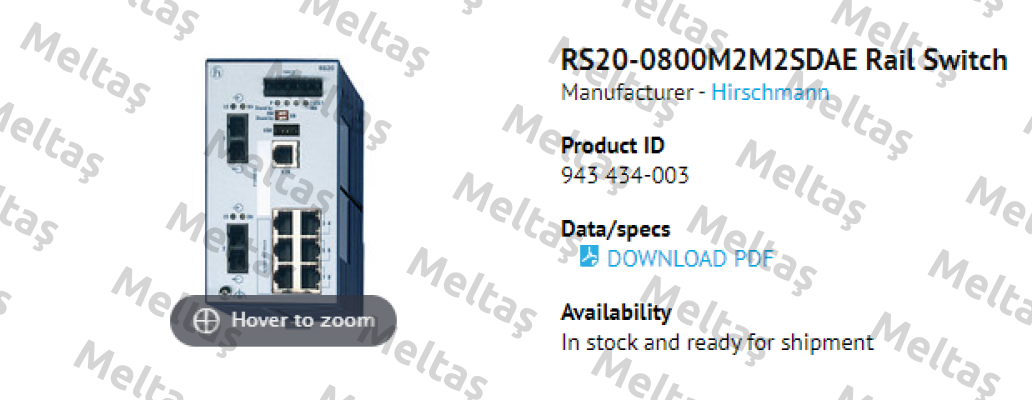 RS20-0800M2M2SDAE Belden (Lumberg / Hirschmann)