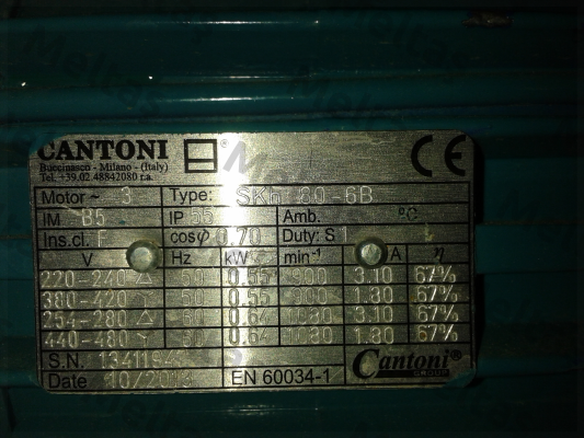 SKH 080B-6  Cantoni