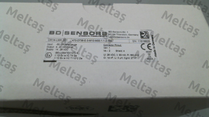 470-D736-E-3-M10-M00-1-1-2-000 Bd Sensors